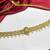 Lakshmi Temple Kamarband, Gold Tone Saree Waist Belt, Pearl Ruby Green Stone Bridal Jewelry
