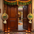 decorative shubh labh sikka chudi latkan hanging perfect handmade toran hanging for main door decor (pack of 2)