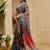 blue pink shimmer handloom cotton blend digital print saree (sfshmr12)
