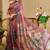 mauve purple shimmer handloom cotton blend saree floral print (sfshmr48)
