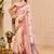 cream shimmer handloom cotton blend digital print saree (sfshmr46)