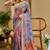 purple pink shimmer handloom cotton blend saree floral print (sfshmr44)