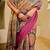 grey pink shimmer handloom cotton blend digital print saree (sfshmr25)