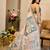 sea green peach shimmer handloom cotton blend digital print saree (sfshmr21)