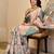 sea green peach shimmer handloom cotton blend digital print saree (sfshmr21)
