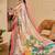 beige shimmer handloom cotton blend digital print saree (sfshmr14)