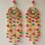 handmade lace moti chudi pom pom beads hanging for decoration home and decor hanging (pack of 2)