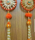 handmade shubh labh jaal chudi hanging for decorationhanging decor hanging (pack of 2)