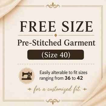 Black Cotton Free Size Stitched Navratri Lehenga Choli with Gamthi Thread & Mirror Work 3