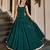 Green Navratri Special Feather-Light Fully Stitched Lehenga Choli with Stylish Koti