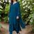 Women Ethnic Motifs Embroidered Chanderi Silk Kurta with Trousers & With Dupatta