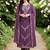 Women Embroidered Regular Kurta with Trousers & With Dupatta