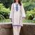 Women Ethnic Motifs Regular Thread Work Chanderi Silk Kurta with Trousers