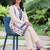 Women Ethnic Motifs Regular Thread Work Chanderi Silk Kurta with Trousers