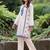 Women Ethnic Motifs Regular Thread Work Chanderi Silk Kurta with Trousers
