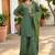 Women Ethnic Motifs Embroidered Regular Thread Work Kurta with Sharara & With Dupatta