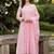 Floral Embroidered Empire Thread Work Chanderi Silk Kurta Trousers & With Dupatta