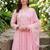 Floral Embroidered Empire Thread Work Chanderi Silk Kurta Trousers & With Dupatta