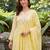 Women Floral Embroidered Empire Chanderi Silk Kurta with Trousers & Dupatta