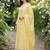 Women Floral Embroidered Empire Chanderi Silk Kurta with Trousers & Dupatta