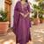 Women Ethnic Motifs Embroidered Regular Thread Work Kurta with Sharara & With Dupatta