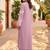 Women Floral Embroidered Regular Thread Work Chanderi Silk Kurta with Trousers