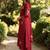 Women Floral Embroidered Regular Thread Work Chanderi Silk Kurta with Trousers & With Dupatta
