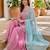 Women Ethnic Motifs Embroidered Regular Kurta with Sharara & With Dupatta