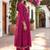 Women Ethnic Motifs Embroidered Empire Thread Work Kurta with Trousers & With Dupatta