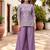 Women Ethnic Motifs Embroidered Regular Thread Work Silk Chiffon Kurta with Palazzos & With Dupatta