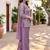 Women Ethnic Motifs Embroidered Regular Thread Work Silk Chiffon Kurta with Palazzos & With Dupatta