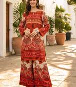 Women Ethnic Motifs Printed Regular Kurta with Palazzos