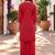 Women Ethnic Motifs Embroidered Regular Thread Work Silk Crepe Kurta with Palazzos & With Dupatta