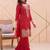 Women Ethnic Motifs Embroidered Regular Silk Crepe Kurta with Palazzos & With Dupatta