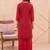 Women Ethnic Motifs Embroidered Regular Silk Crepe Kurta with Palazzos & With Dupatta