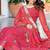 Women Leheriya Dyed Regular Kurta with Trousers & With Dupatta