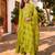 Women Ethnic Motifs Embroidered Regular Sequinned Kurta with Trousers & With Dupatta