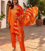 Women Ethnic Motifs Embroidered Regular Kurta with Patiala & Dupatta