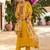 Women Floral Embroidered Regular Thread Work Kurta With Trousers & Dupatta