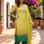 Women Ombre Dyed Regular Kurta with Trousers & With Dupatta