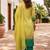 Women Ombre Dyed Regular Kurta with Trousers & With Dupatta