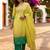 Women Ombre Dyed Regular Kurta with Trousers & With Dupatta