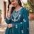 Women Ethnic Motifs Empire Thread Work Kurta with Trousers & With Dupatta