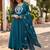 Women Ethnic Motifs Empire Thread Work Kurta with Trousers & With Dupatta