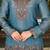 Women Ethnic Motifs Embroidered Regular Thread Work Kurta with Palazzos & With Dupatta