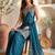 Women Ethnic Motifs Embroidered Regular Thread Work Kurta with Palazzos & With Dupatta