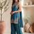 Women Ethnic Motifs Embroidered Regular Thread Work Kurta with Palazzos & With Dupatta