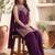 Women Ethnic Motifs Embroidered Regular Thread Work Kurta with Palazzos & With Dupatta