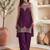 Women Ethnic Motifs Embroidered Regular Thread Work Kurta with Palazzos & With Dupatta