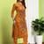 Women Floral Printed Cotton Kurta with Trousers